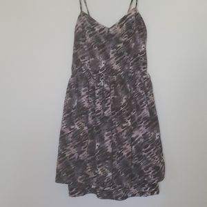 Multicolor dress with cutout back-XS